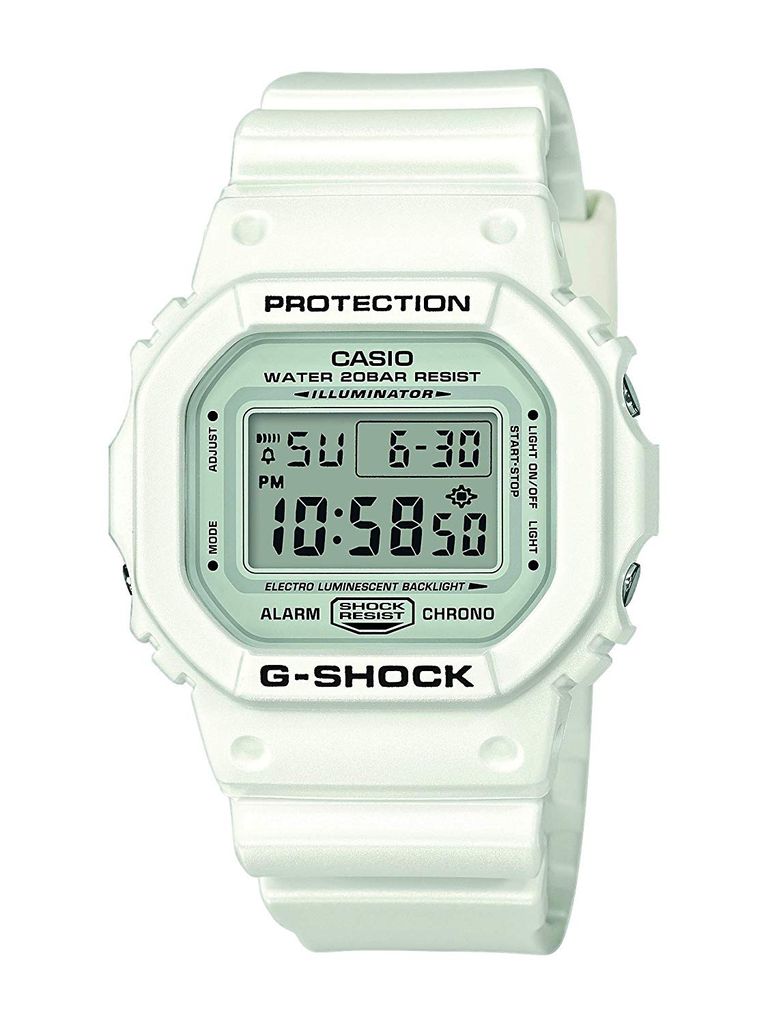 Casio G-Shock DW-5600MW-7ER Digitaluhr weiß Resin stoßfest Produktbild 