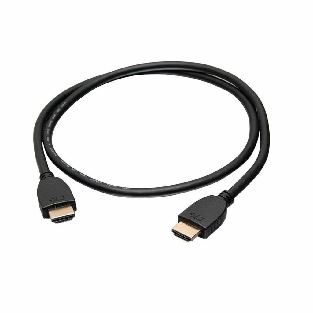 C2G 6ft 4K HDMI Cable with Ethernet - High Speed - UltraHD Cable - M/M - HDMI-Kabel mit Ethernet - HDMI männlich zu HDMI männlich - 1.83 m - abge...