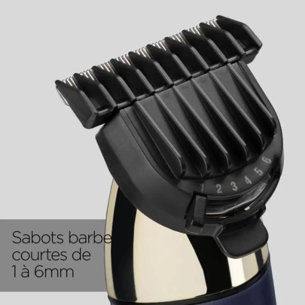 Tondeuse à Barbe Rechargeable BaByliss T992E avec Guide de Coupe - 11