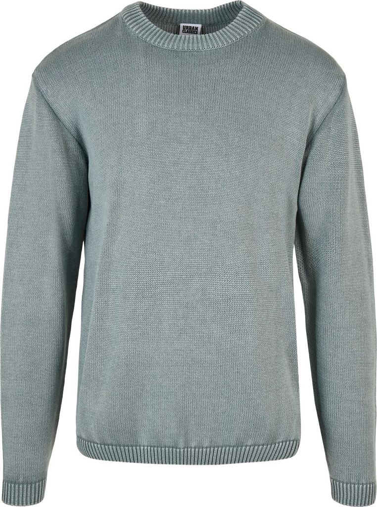 Urban Classics - Washed Strick Sweatshirt dusty blue - XL