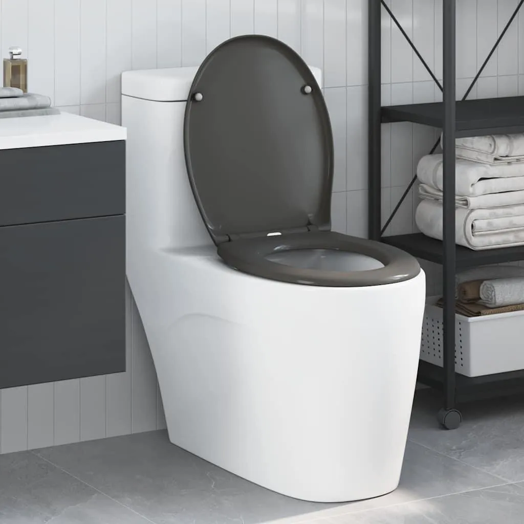 Tavoletta WC BEI CLORIS Antracite Soft-Close - Igiene e Silenzio
