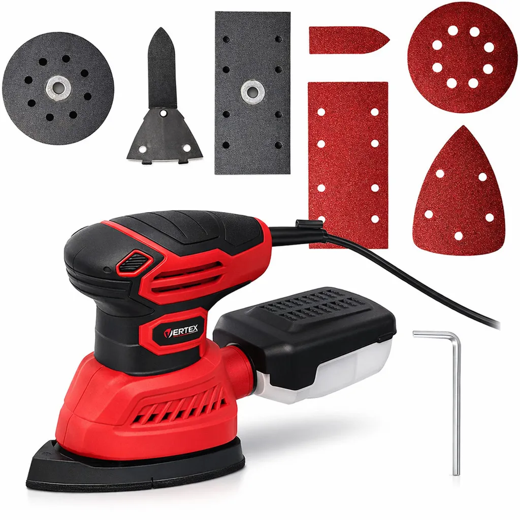 Ponceuse vibrante multifonction 220W Vertex pour finitions et angles - 11