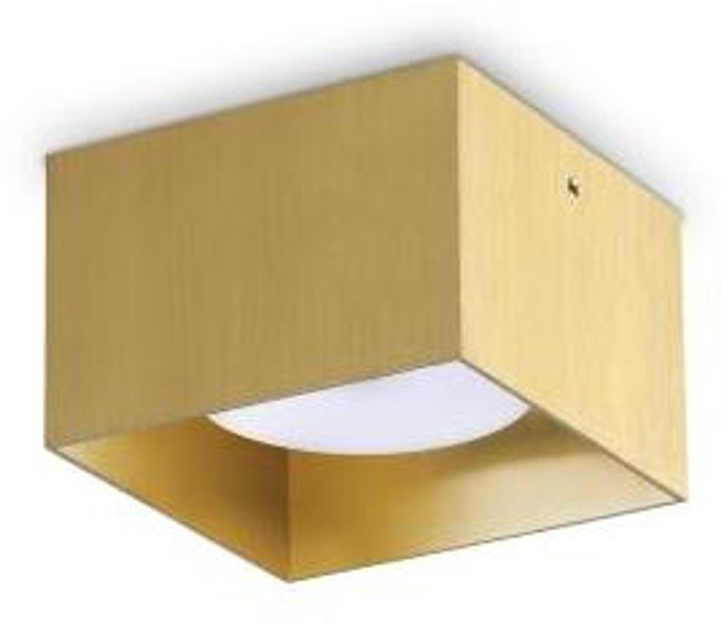 Zeitgenössische Deckenleuchte Spike Aluminium Messing 1 Licht Gx53 15W 3000K Ip20