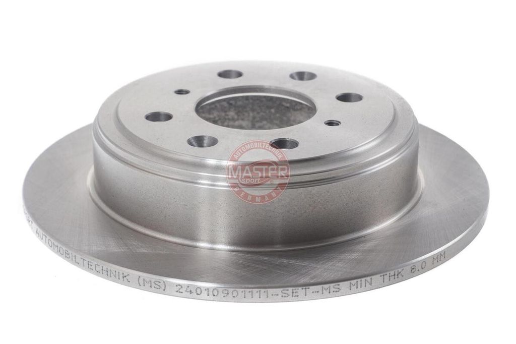 2x MASTER-SPORT Bremsscheibe 24010901111-PCS-MS hinten für Produktbild 