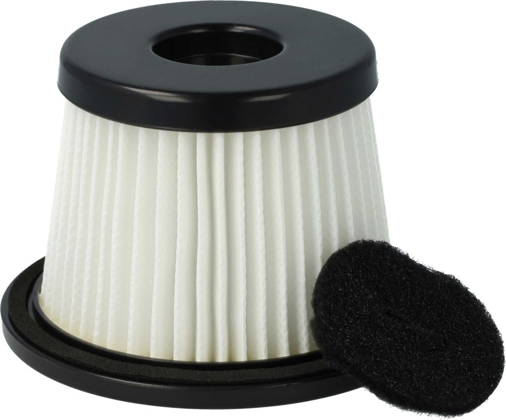 vhbw Staubsaugerfilter Ersatz für Parkside 317699 für Staubsauger - HEPA-Filter Schwarz Weiß