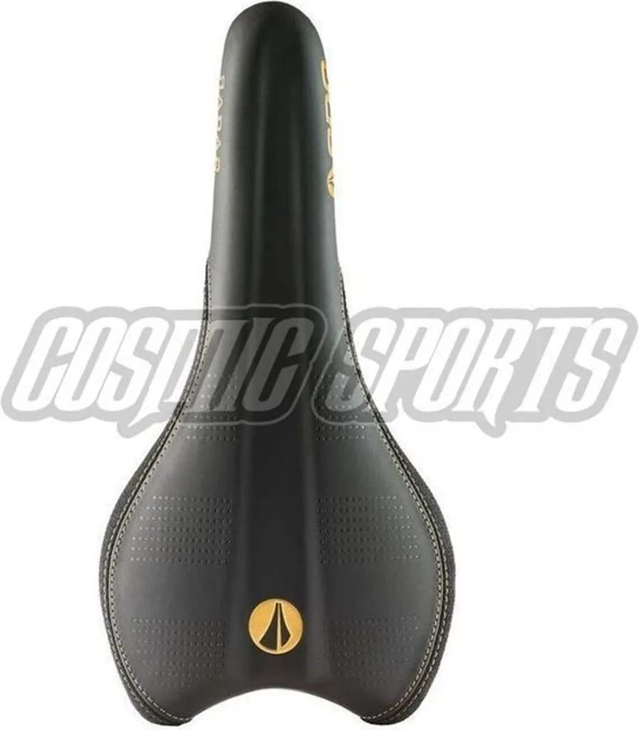 Selle VTT SDG Radar CroMo noir et or pour vélo enduro et trail
