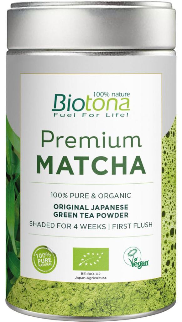 Biotona Premium Matcha Tea  (80 gr) Productafbeelding 
