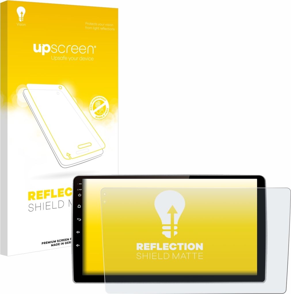 upscreen Schutzfolie für Junsun V1 pro 9" Displayschutz Displayschutzfolie Folie Matt Entspiegelungsfolie