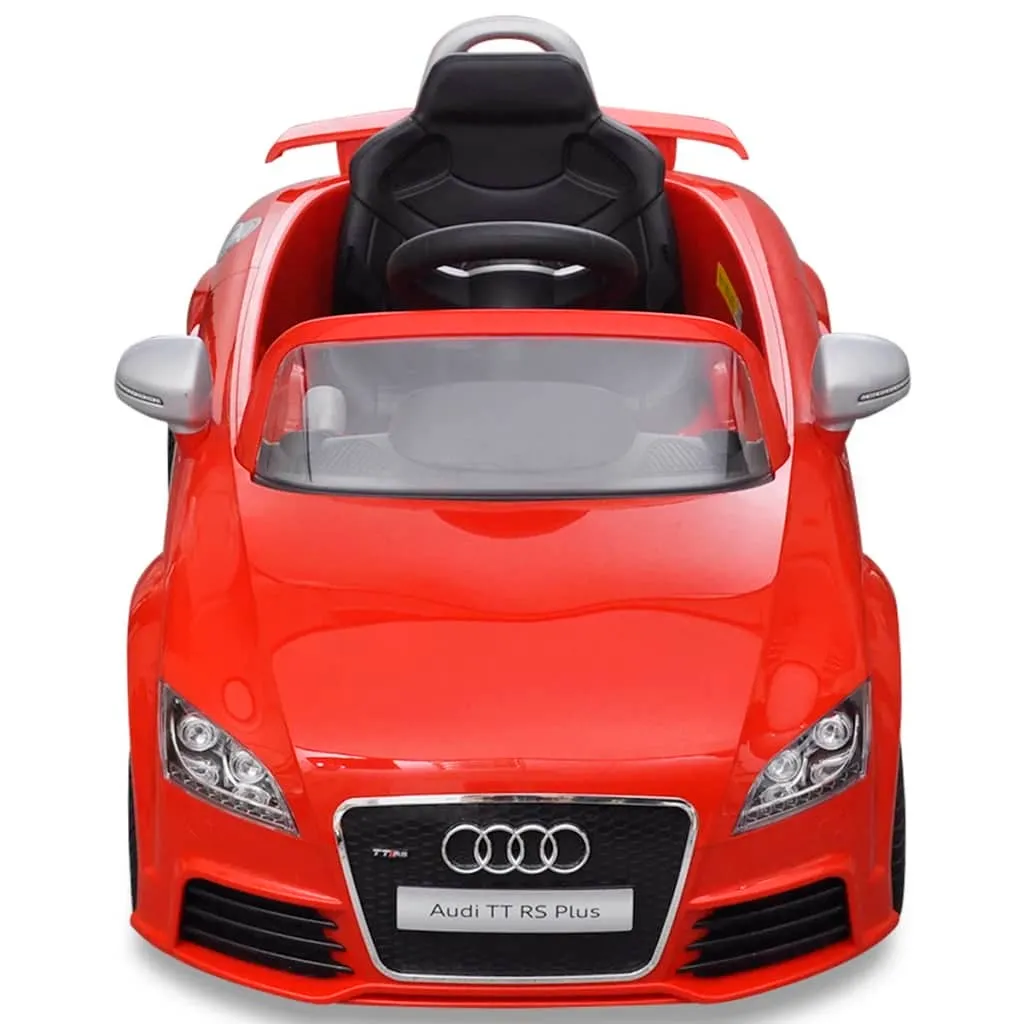 Voiture électrique pour enfant Audi TT RS Rouge avec contrôle parent