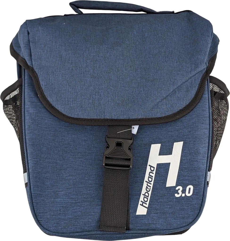 Sacoche de vélo Haberland Basic 3.0 bleue imperméable et résistante