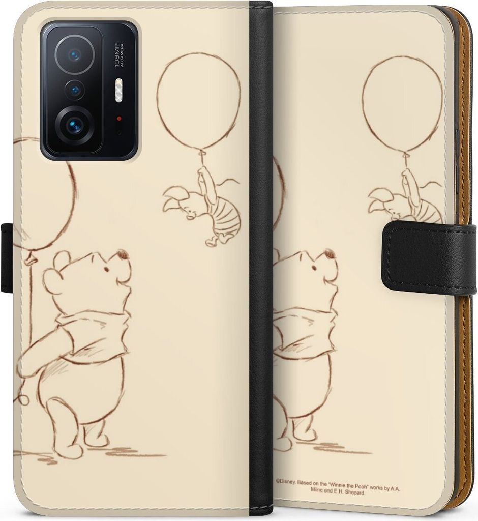 DeinDesign Klapphülle für Xiaomi 11T 5G Handytasche Lederhülle Tasche Disney Offizielles Lizenzprodukt Winnie Puuh