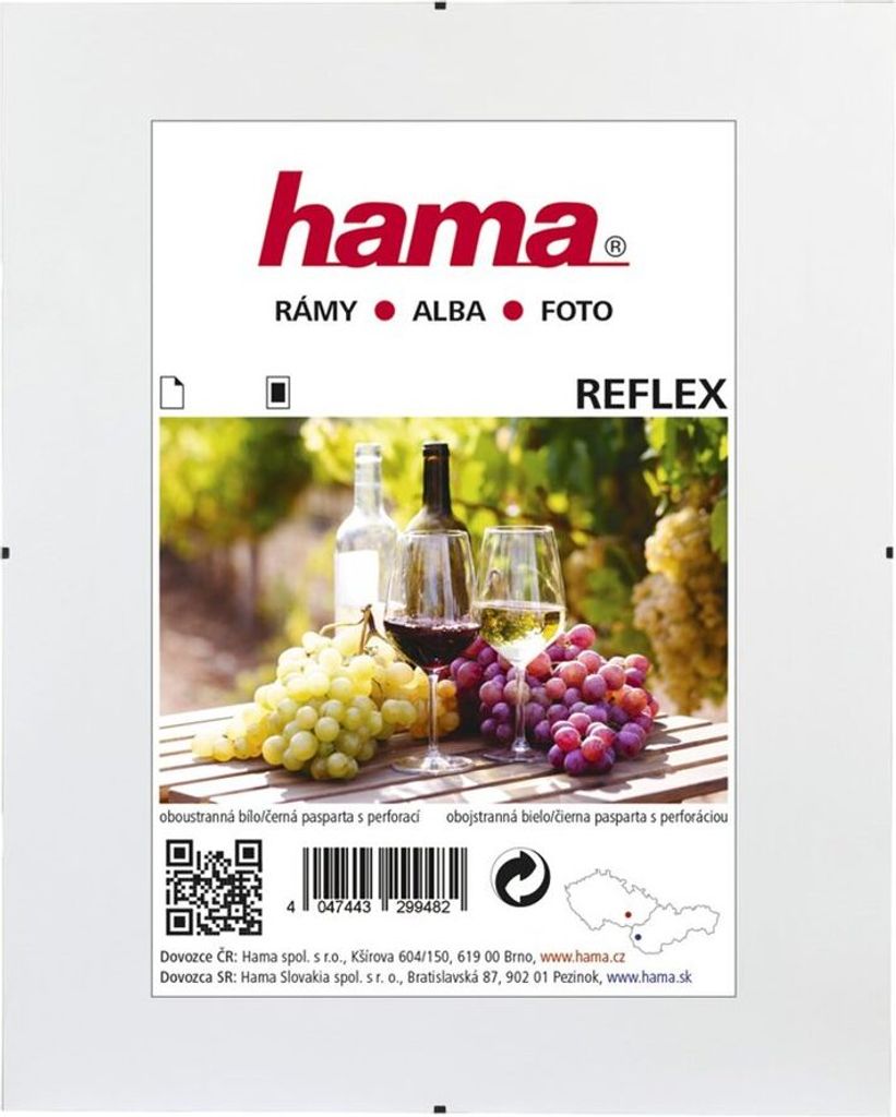 Hama 67063023, Rámeček na jeden obrázek, Sklo, Bílá, 20 x Obrázek produktu 