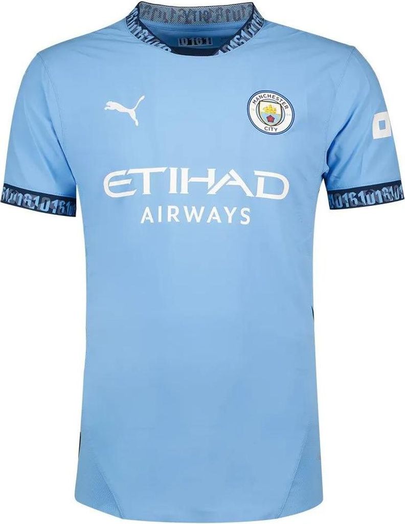 L|Manchester City FC PUMA Authentic Herren Player Issue Trikot 775050-01