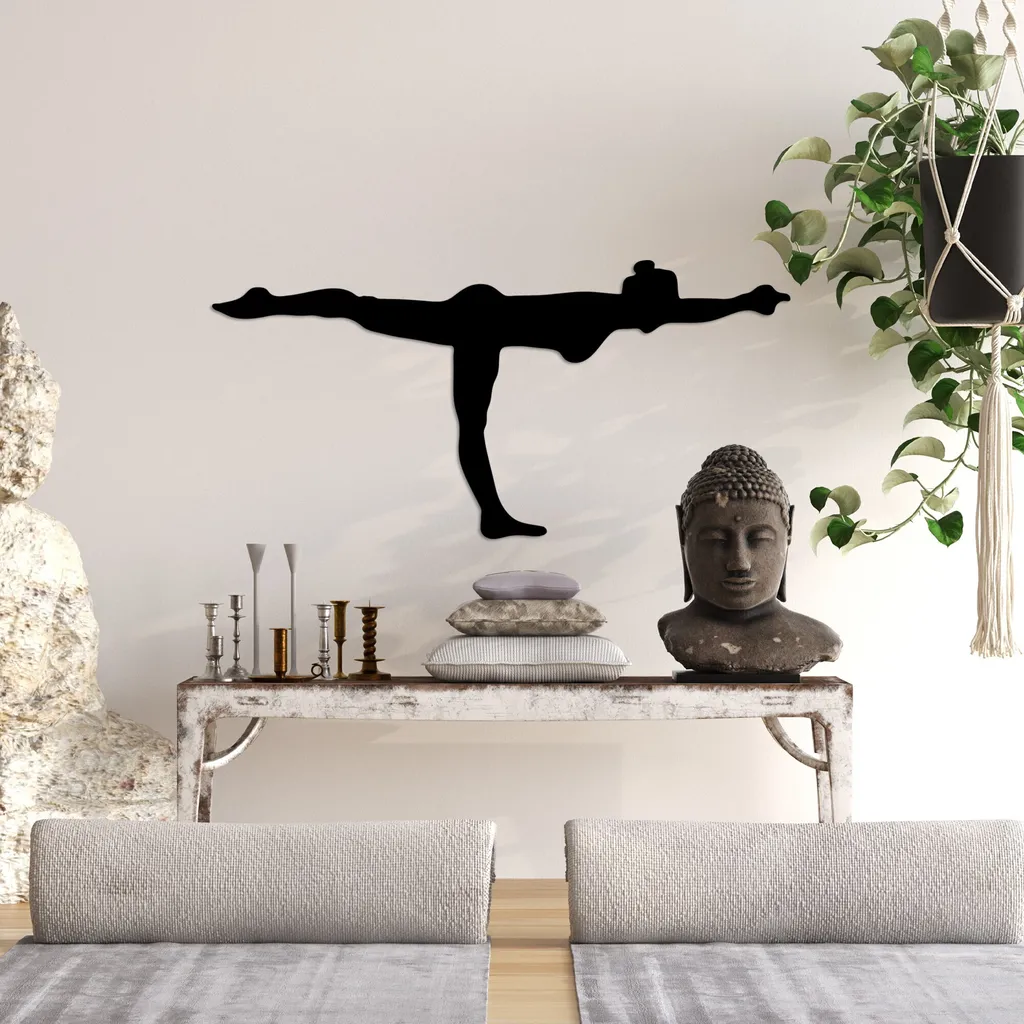 Wallity Yoga 24: L'accessorio in Metallo Nero per la tua Zen Zone