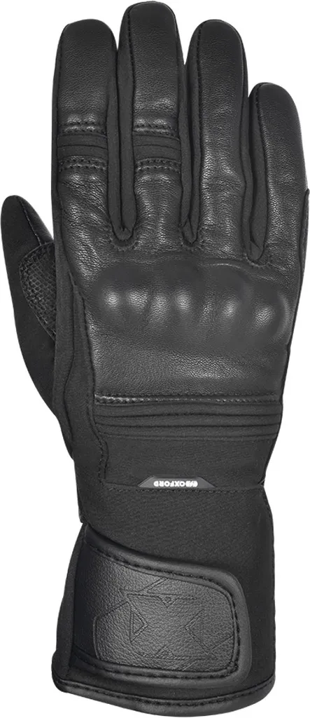 Gants de moto mi-saison Oxford Calgary Noir S - Équipement motard chic