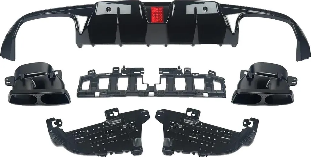 Kit Diffuseur avec Embouts Échappement Classe C Coupé C205 AMG-Line