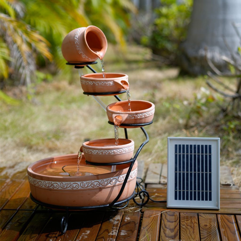 SolarCosa Solární kaskádová fontána Mosaic Obrázek produktu 