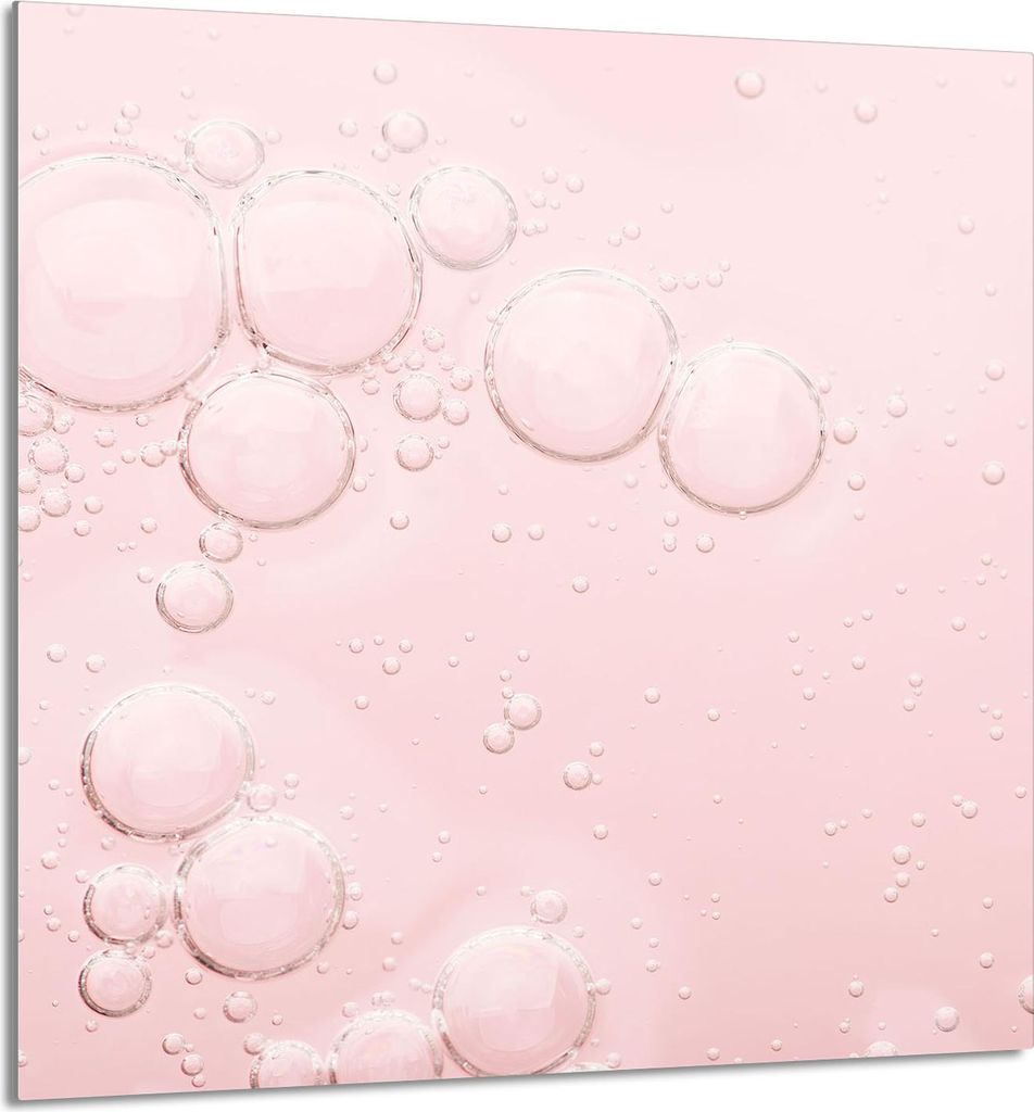GLASPLATTE FÜR KÜCHE 60x65 Rosa