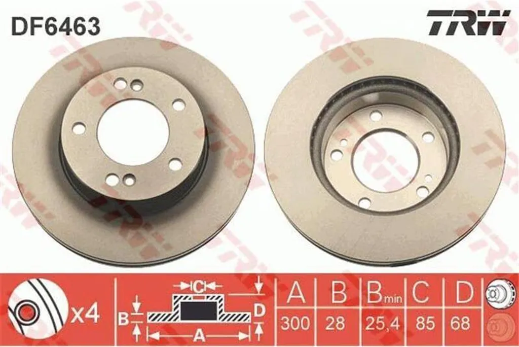 Disque de Frein Ssangyong Rodius 2005- : Haute Résistance Thermique