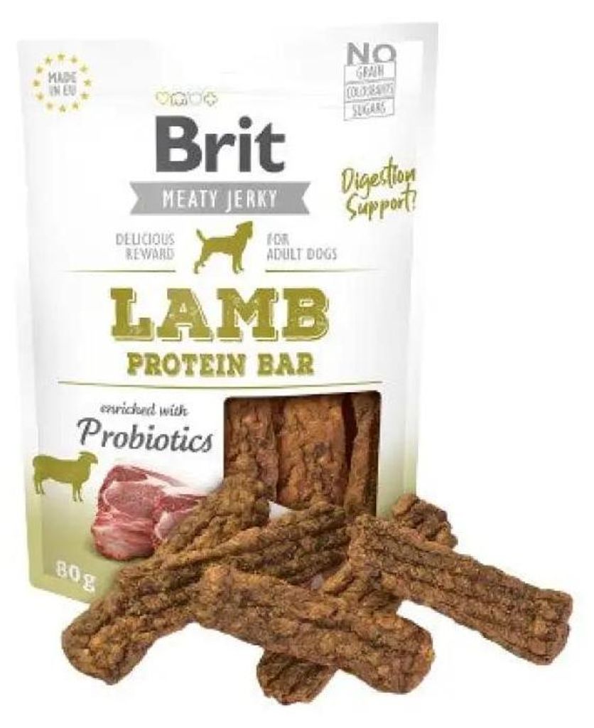 Brit Care Jerky Lamb Protein Bar 80 g Image du produit 