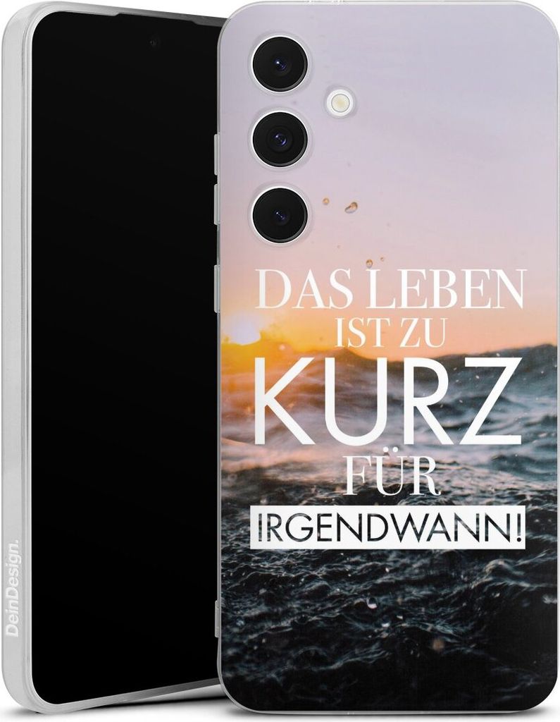 DeinDesign Handyhülle für Samsung Galaxy S24 FE 5G Silikon Hülle Case Smartphone Schutzhülle Meer Statement Spruch