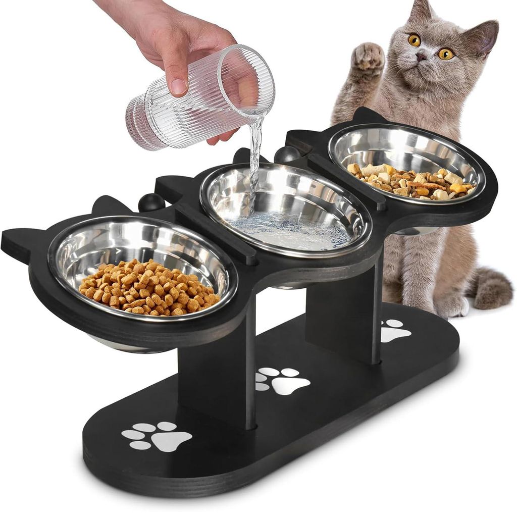 Katzennapf Erhöht Superdesign 15 Grad Neigung Hundenapf Produktbild 
