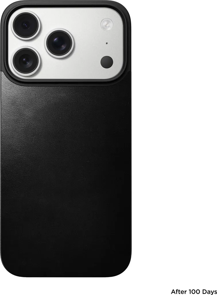 Protection Arrière iPhone 17 Pro Nomad en Cuir Noir avec MagSafe - 5