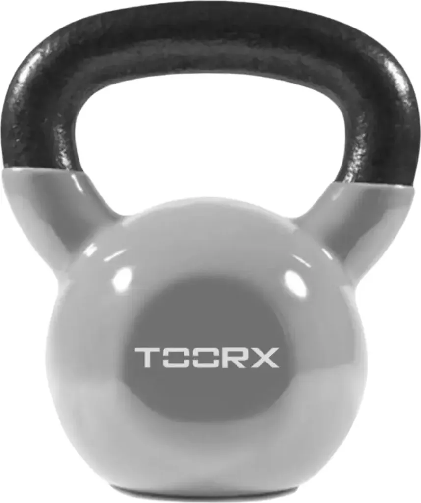 Kettlebell 20 kg Toorx Fitness : Musculation sans Abîmer votre Sol Gris