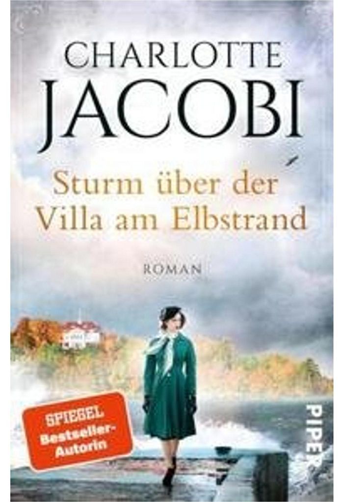 Sturm über der Villa am Elbstrand