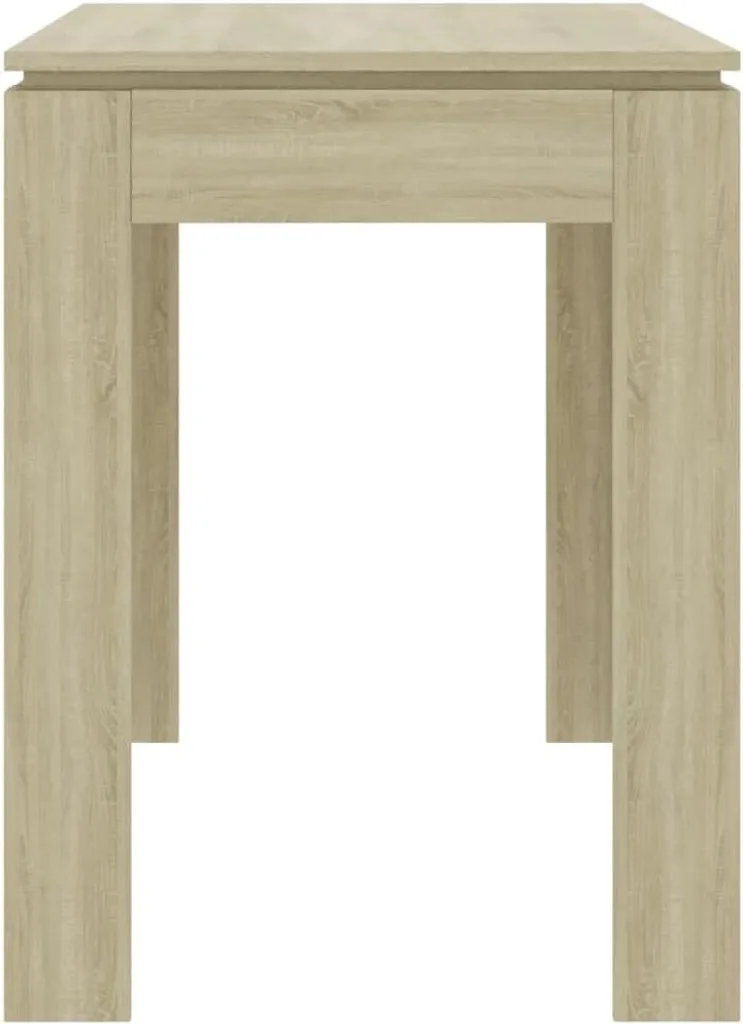 Table en bois Sonoma 120x60cm structure robuste et plateau résistant