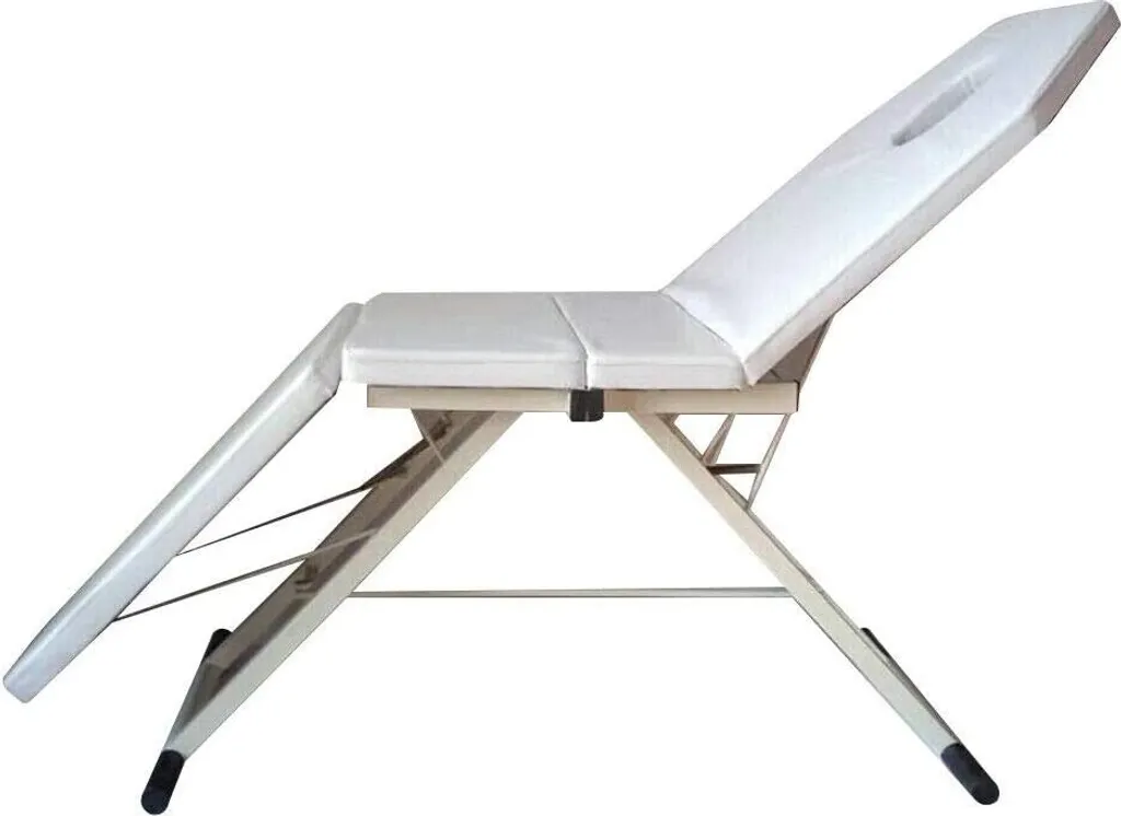 Table de massage transportable blanche pour massage à domicile 182cm - 2