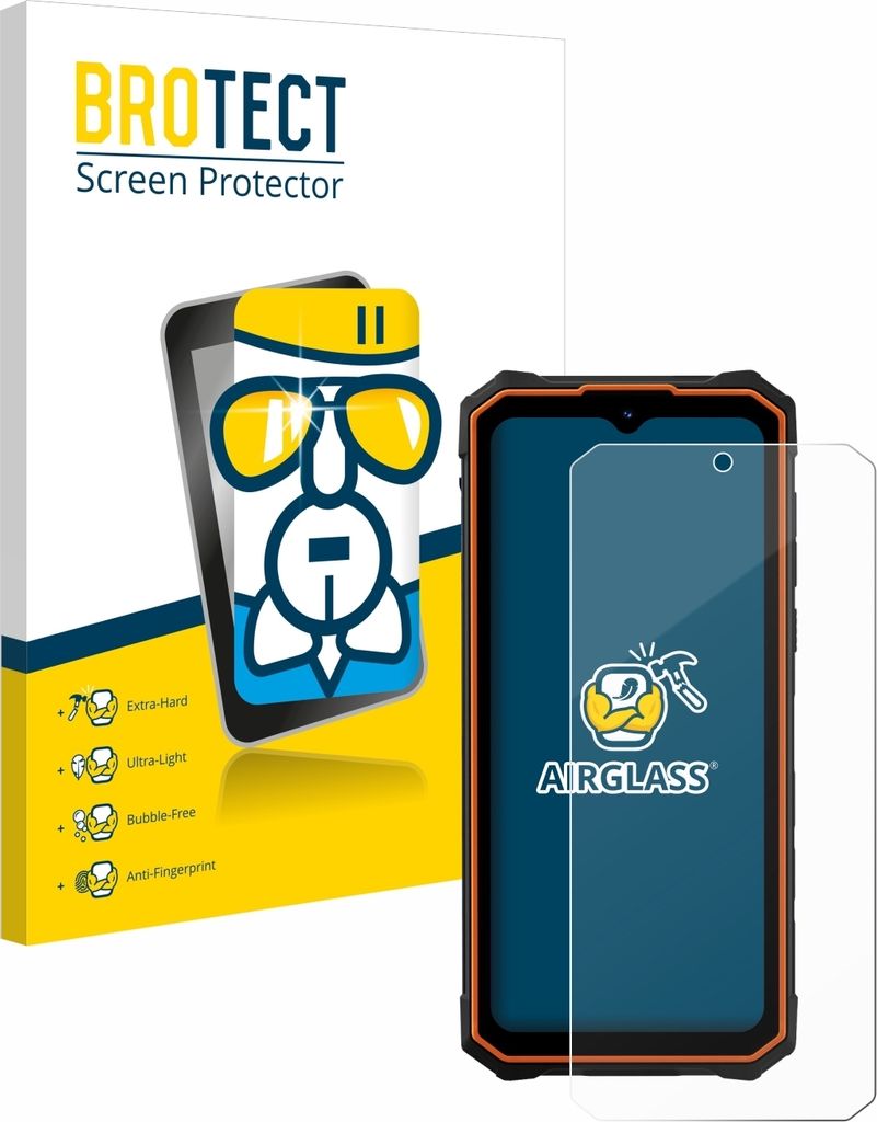 BROTECT Schutzglas für Hotwav Cyber 13 Pro Schutzfolie Panzer Folie Glas Display Schutz klar