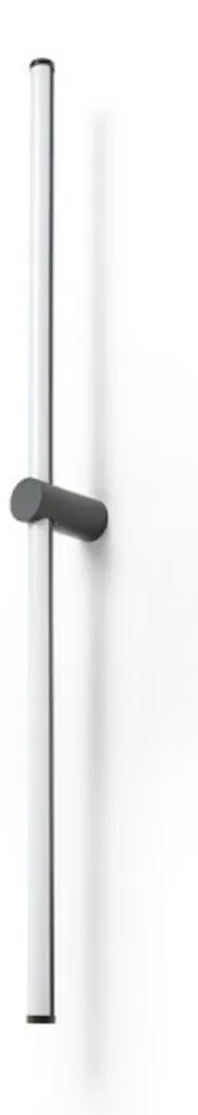 Plafonnier LED Longiligne Claris 120 Noir Laiteux pour Salon et Bureau
