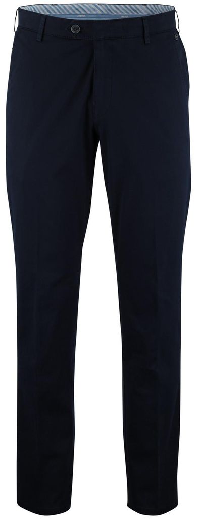 Dunkelblaue Hose Meyer ohne Bundfalten normale Passform Bonn