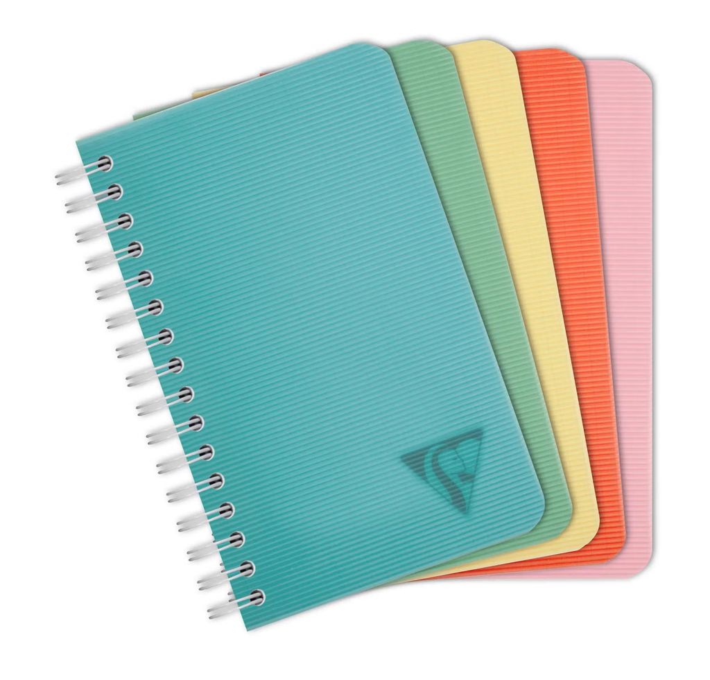 Clairefontaine 327116C - Linicolor cahier reliure intégrale 21x29,7cm 180p séyès assortiment ESSENCE