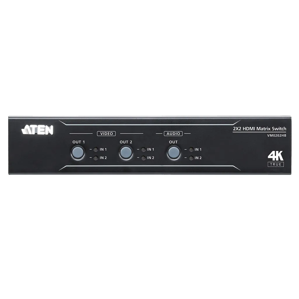 Matrice HDMI ATEN VM0202HB : Solution True 4K pour Audio Isolé