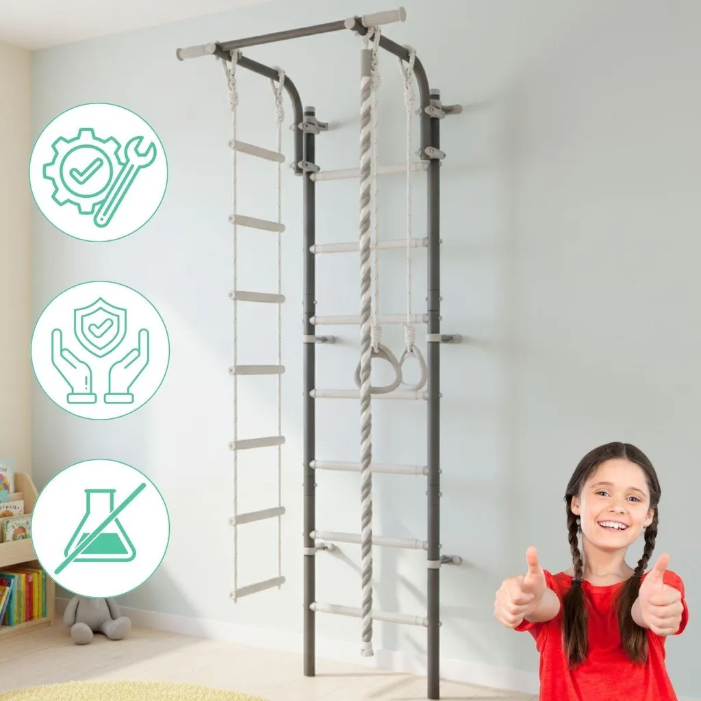 Espalier de gym Next Lite graphite gain de place ultra robuste - 4