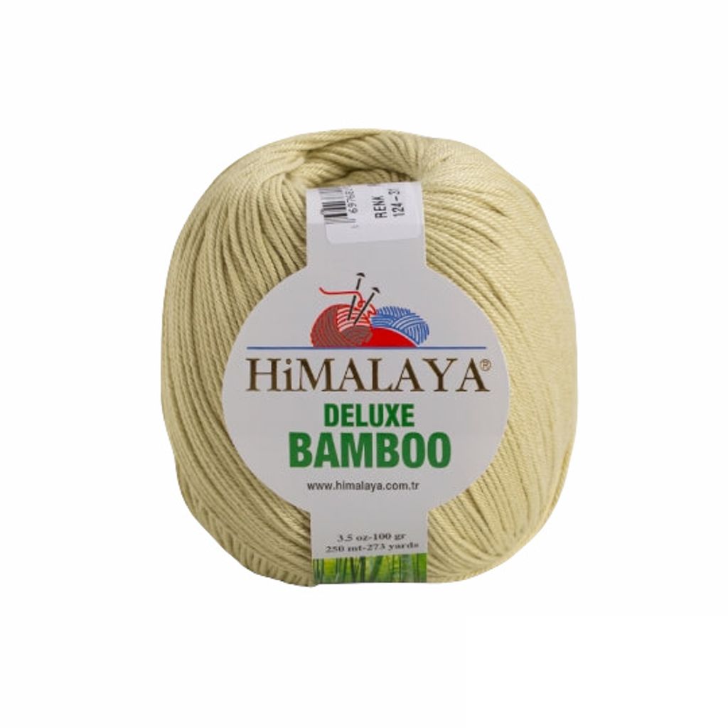 Strickfein Himalaya Deluxe Bamboo Wolle Strickgarn 60% Bambus 40% Baumwolle 100gr 124-31 Senf