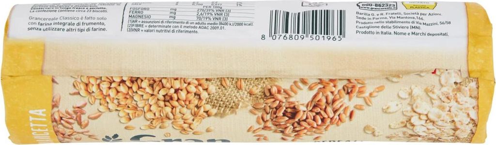 3x Mulino Bianco Gran Cereale Classico korn getreide kekse Multi Cerealien 250g