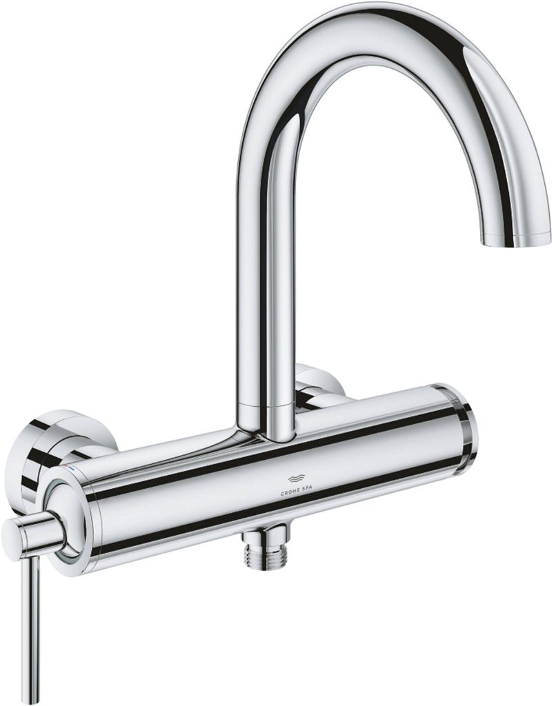 GROHE Einhand-Wannenbatterie Atrio 24367, Wandmontage, eigensicher, chrom