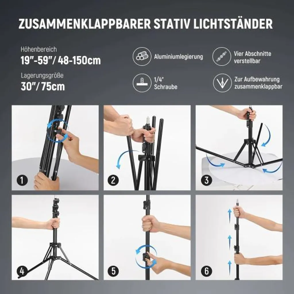 Neewer RL-18 LED Videoleuchte - 7