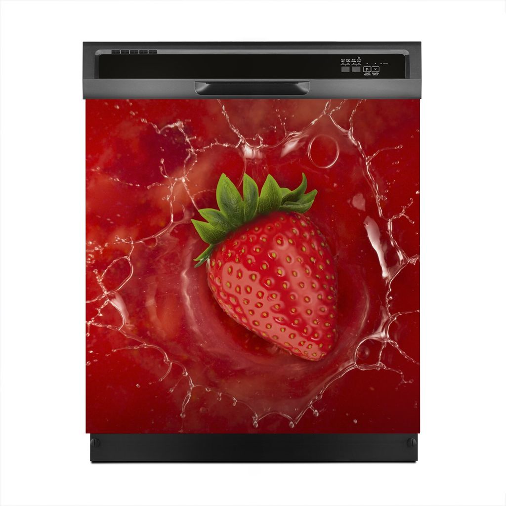 Magnete Dekorative 60x60 cm Küche Magnetmatte Spülmaschine - Farbige Früchte