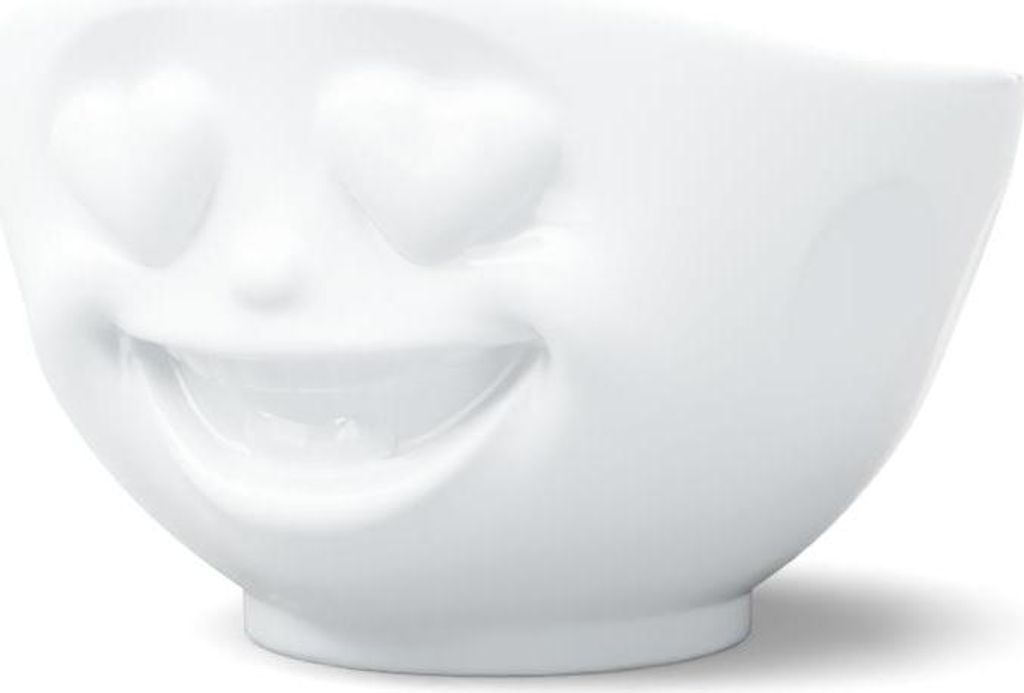 FIFTYEIGHT Schaal, hartvormig, 500 ml, wit, 1 stuk Productafbeelding 
