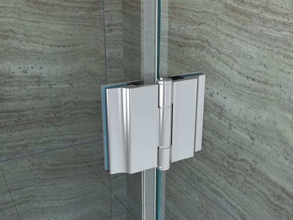 Duschkabine TELA 120x90x200 Cm Mit Duschtasse – Aus 8 Mm ESG-Sicherheitsglas, Easy-Clean, Aluminiumprofile