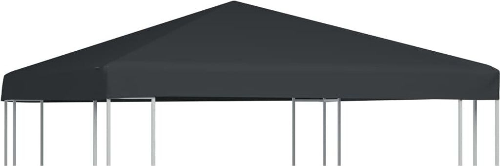 vidaXL Pavillondach 310 g/m² 3x3 m Grau Immagine del prodotto 