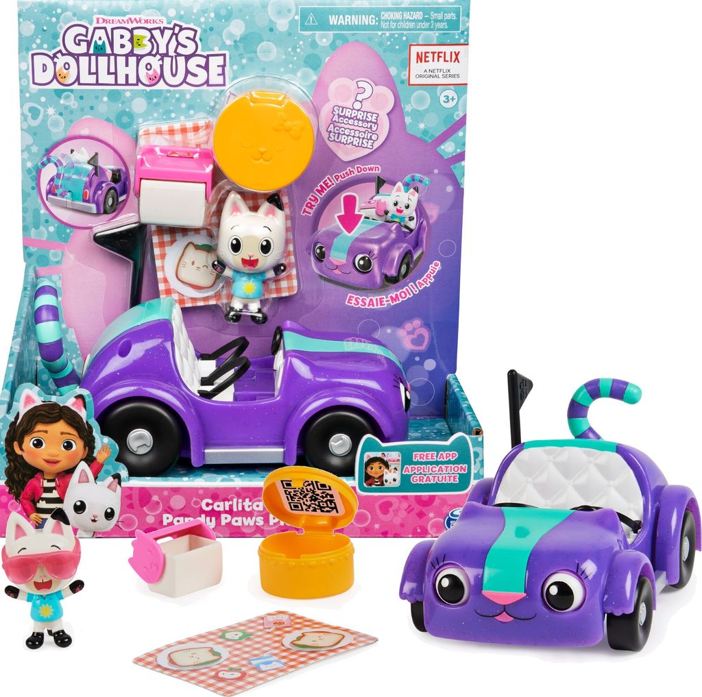 Gabby's Dollhouse DREAMWORKS - Carlita-Spielzeugauto mit Produktbild 