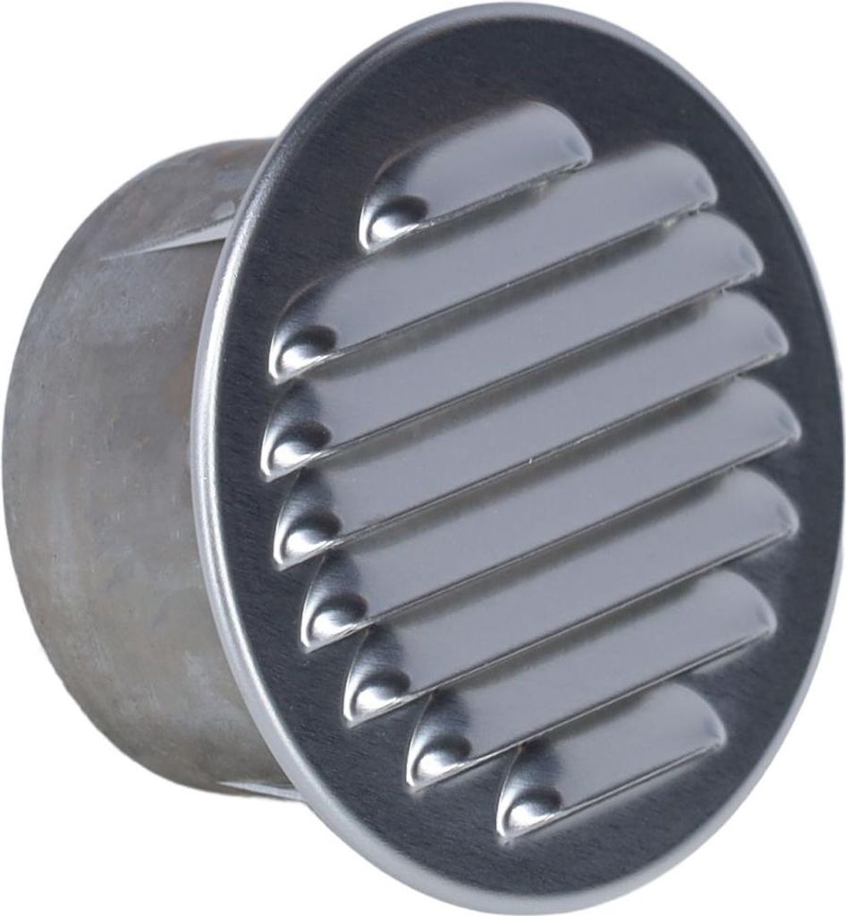 Lüftungsgitter/Ansaugstutzen Aluminium Ø 80 mm