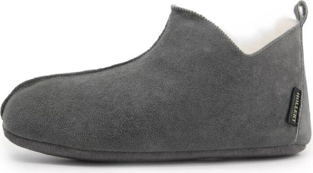Lammfell Hausschuhe - BALI - Schuhgröße: EUR 43 | Farbe: Grau/Weiß