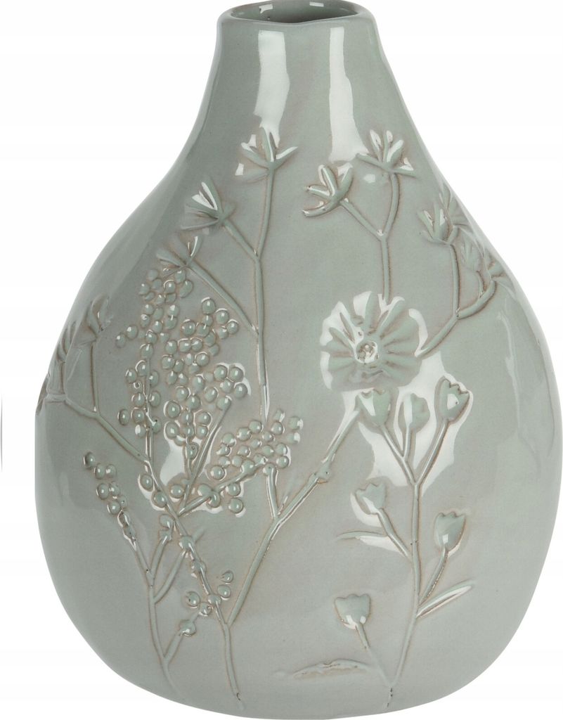 Dekorative Blumenvase aus Porzellan 10,5 x 14 cm