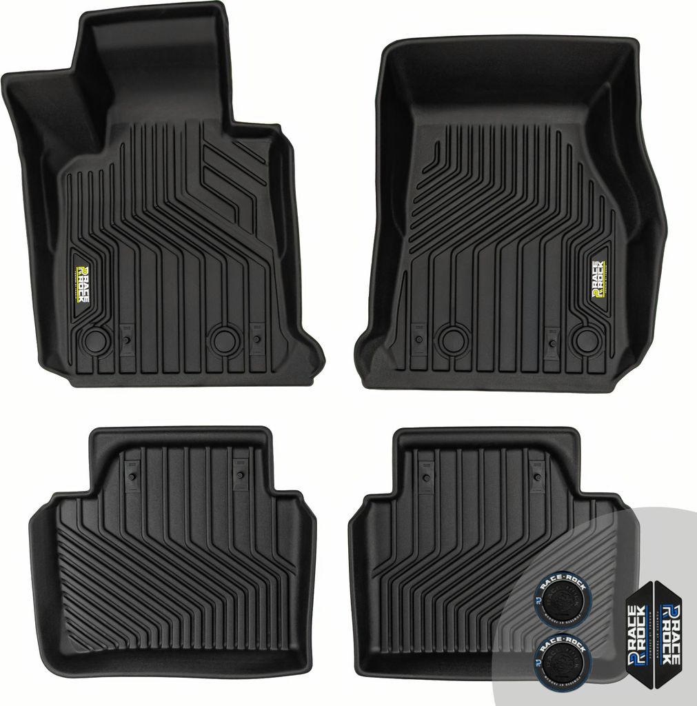 FROGUM Race Rock Autofussmatten 2in1 TPE + Velours für BMW 3er F30/F31 2011-2018